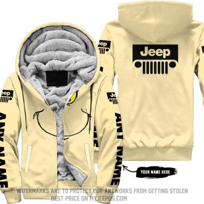 The Grinch - Limited Edition - Jeep - Pastel Yellow - Fleece Zip Hoodie