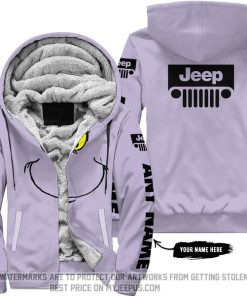 The Grinch - Limited Edition - Jeep - Pastel Lilac - Fleece Zip Hoodie