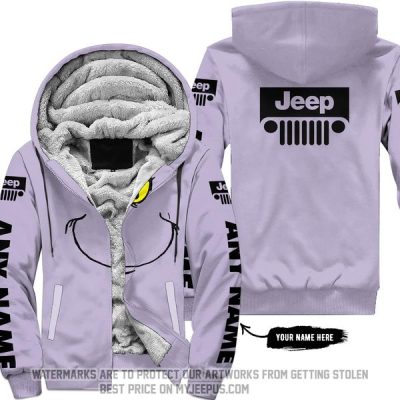 The Grinch - Limited Edition - Jeep - Pastel Lilac - Fleece Zip Hoodie