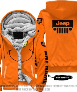 The Grinch - Limited Edition - Jeep - Orange - Fleece Zip Hoodie