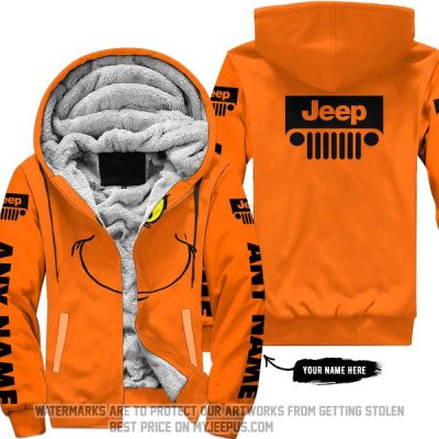 The Grinch - Limited Edition - Jeep - Orange - Fleece Zip Hoodie