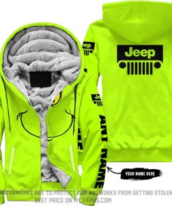 The Grinch - Limited Edition - Jeep - Neon - Fleece Zip Hoodie