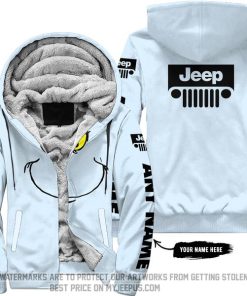 The Grinch - Limited Edition - Jeep - Light Blue - Fleece Zip Hoodie