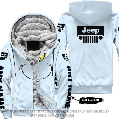 The Grinch - Limited Edition - Jeep - Light Blue - Fleece Zip Hoodie