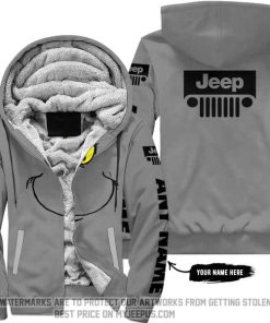 The Grinch - Limited Edition - Jeep - Grey - Fleece Zip Hoodie
