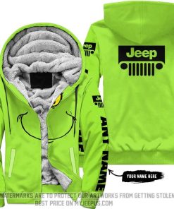 The Grinch - Limited Edition - Jeep - Green - Fleece Zip Hoodie