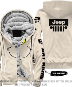 The Grinch - Limited Edition - Jeep - Almond - Fleece Zip Hoodie