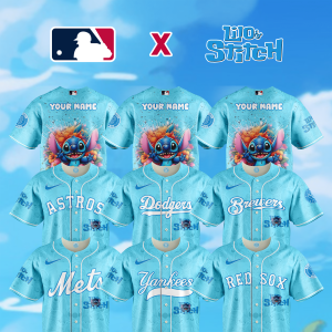 Limited Edition - MLB - Lilo & Stitch - Hawaii Flowers Stitch
