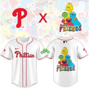 Philadelphia Phillies 2025 Sesame Street Night Limited Jersey