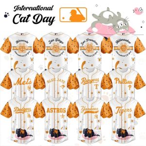 MLB x International Cat Day Baseball Jersey