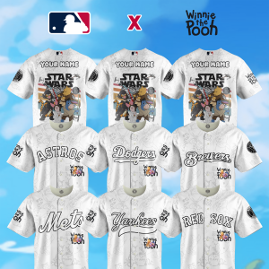 Limited Edition - MLB - Disney Winnie The Pooh - Star Wars
