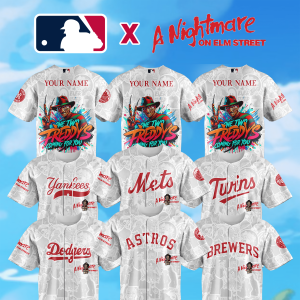 Limited Edition - MLB - A Nightmare On Elm Street - One Two Freddy's Coming For You