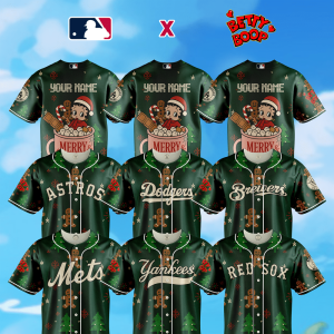Betty Boop - Merry Bright - All 30 MLB Teams