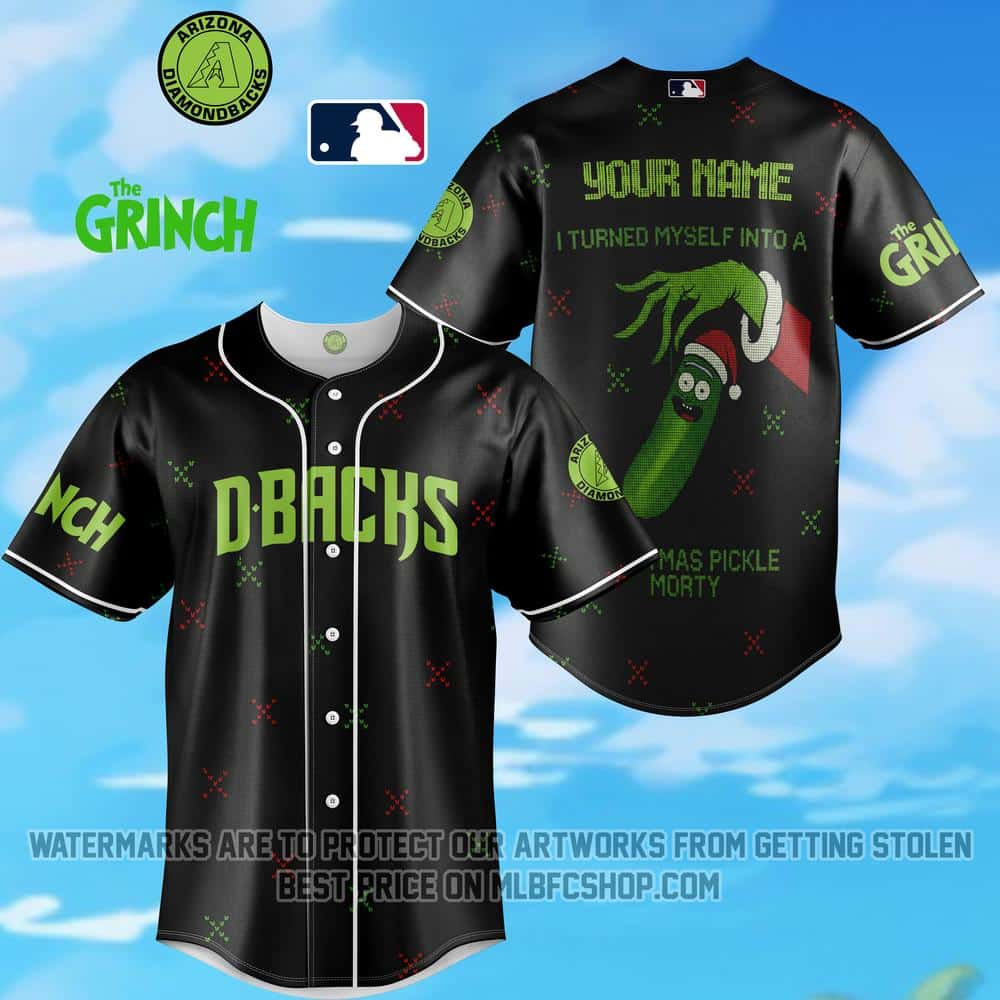 Limited Edition - Arizona Diamondbacks - The Grinch - Pickle Rick