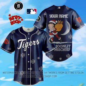 Limited Edition - Detroit Tigers - Betty Boop - Moonlit Mischief