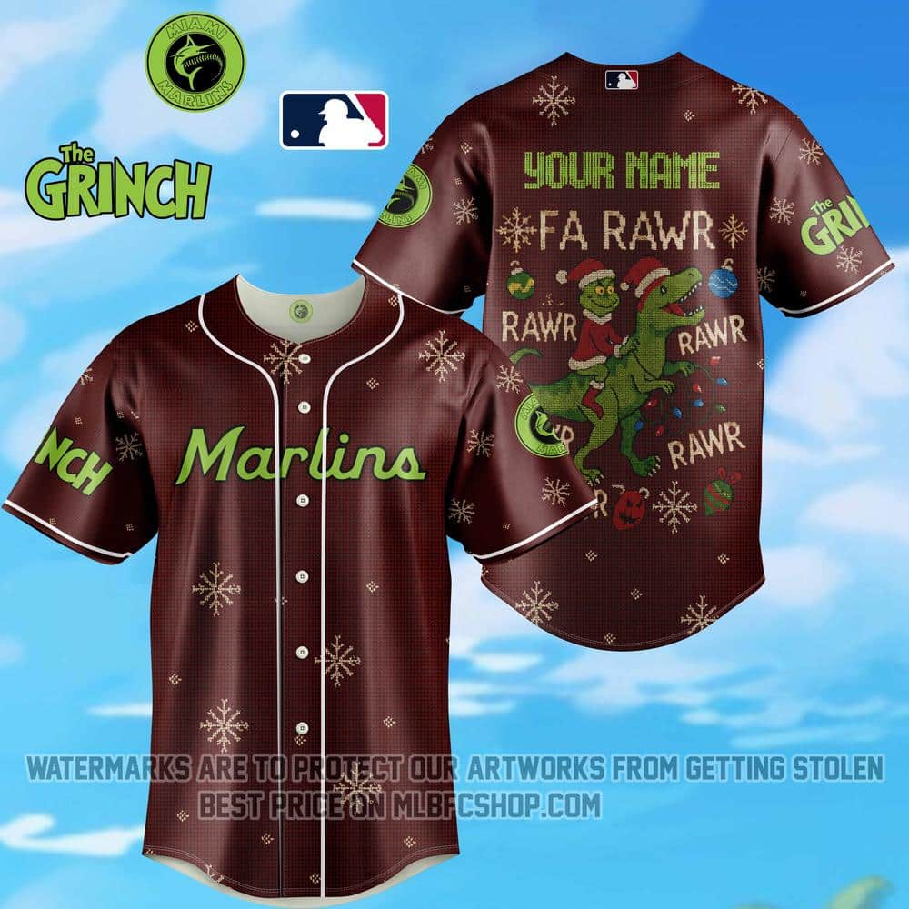 Limited Edition - Miami Marlins - The Grinch - Fa Rawr