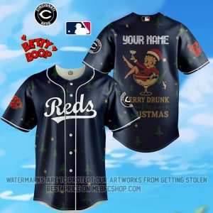 Limited Edition - Cincinnati Reds - Betty Boop - Merry Drunk Christmas