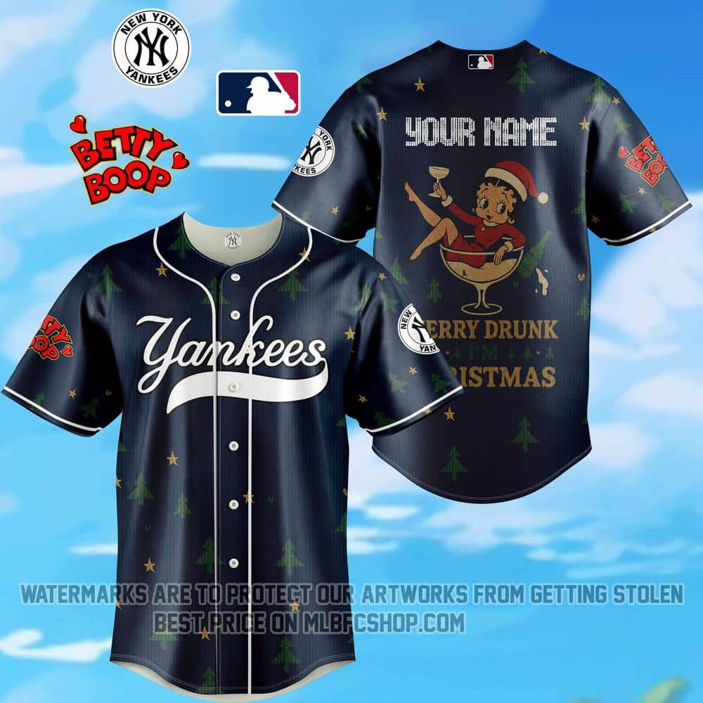 Limited Edition - New York Yankees - Betty Boop - Merry Drunk Christmas
