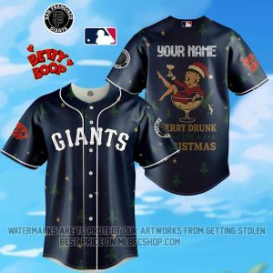 Limited Edition - San Francisco Giants - Betty Boop - Merry Drunk Christmas