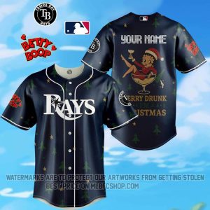 Limited Edition - Tampa Bay Rays - Betty Boop - Merry Drunk Christmas