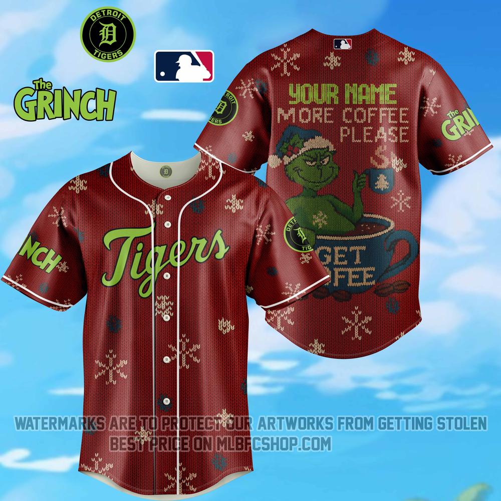 Limited Edition - Detroit Tigers - The Grinch - More Coffee Please