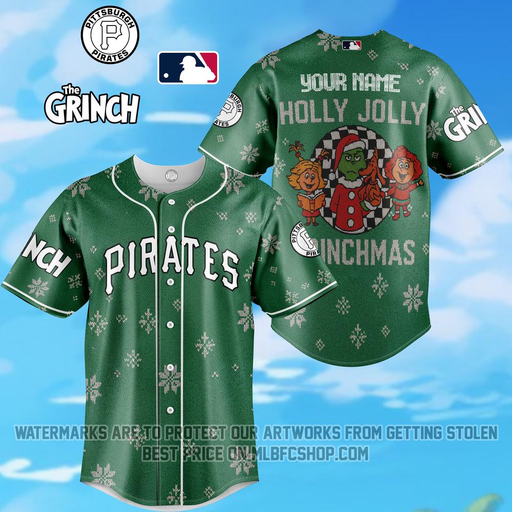 Limited Edition - Pittsburgh Pirates - The Grinch - Holly Jolly Grinchmas