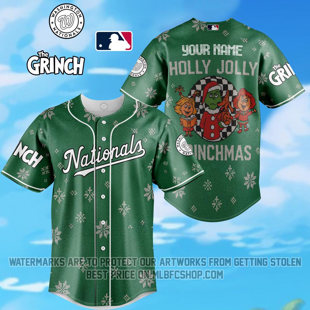 Limited Edition - Washington Nationals - The Grinch - Holly Jolly Grinchmas