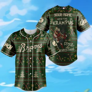 Limited Edition - Atlanta Braves - The Grinch - How The Krampus Stole Christmas