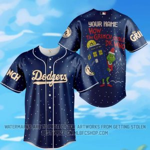Limited Edition - Los Angeles Dodgers - The Grinch - Who Stole Christmas 5