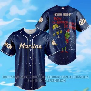 Limited Edition - Miami Marlins - The Grinch - Who Stole Christmas 5