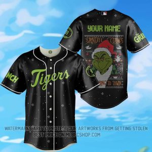 Limited Edition - Detroit Tigers - The Grinch - Sandy Claws