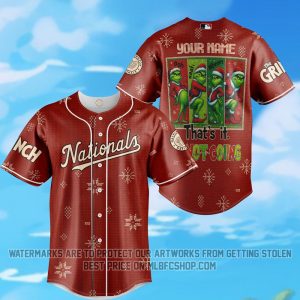 Limited Edition - Washington Nationals - The Grinch - That's it I'm not Going