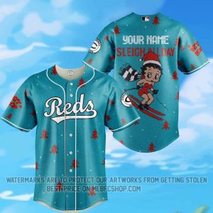 Limited Edition - Cincinnati Reds - Betty Boop - Sleigh Allday