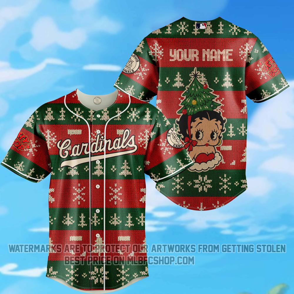 Limited Edition - St. Louis Cardinals - Betty Boop - Merry Christmas 2
