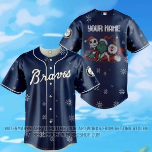 Limited Edition - Atlanta Braves - The Grinch - Merry Christmas 2