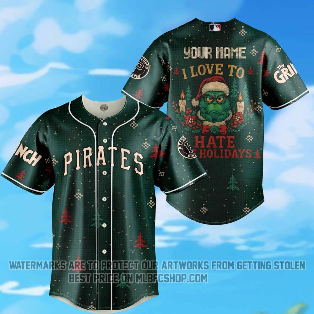 Limited Edition - Pittsburgh Pirates - The Grinch - Hate The Holidays