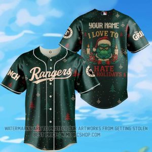 Limited Edition - Texas Rangers - The Grinch - Hate The Holidays