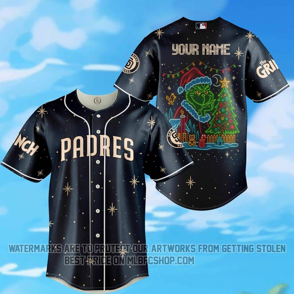 Limited Edition - San Diego Padres - The Grinch - Merry Christmas 2