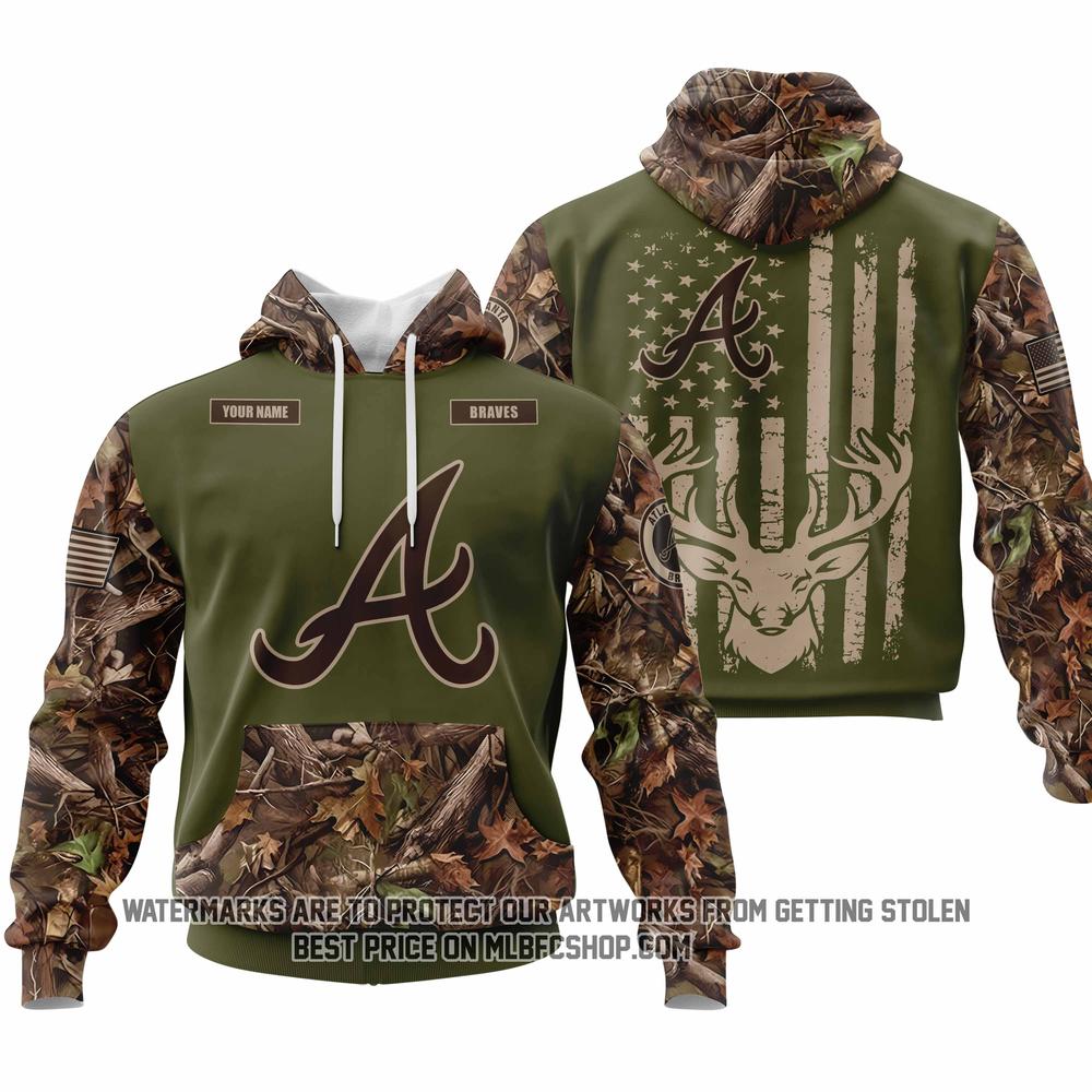 Atlanta Braves - X - Hunting - Green