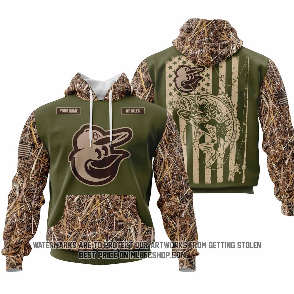 Baltimore Orioles - X - Fishing - Green