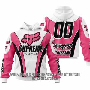 Fox Racing x Supreme Pink
