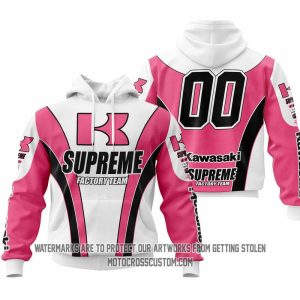 Kawasaki x Supreme Pink