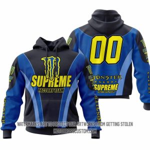 Monster Energy x Supreme Navy