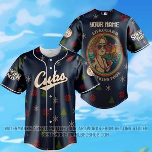 Limited Edition - Chicago Cubs - Stranger Things - Lifeguard Hawkins Pool
