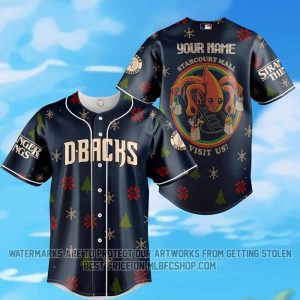 Limited Edition - Arizona Diamondbacks - Stranger Things - Starcourt Mall Visit Us!