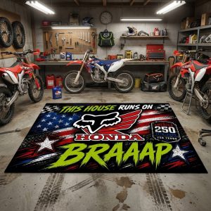 Braap Rug - Honda Racing USA 250th Anniversary