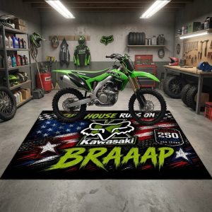 Braap Rug - Kawasaki Racing USA 250th Anniversary