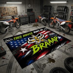Braap Rug - Rockstar Energy Racing USA 250th Anniversary