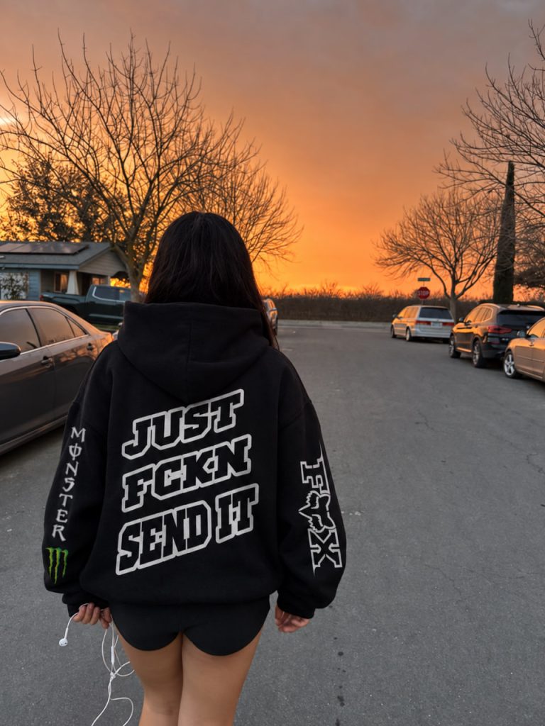 Customer photo · Monster-inspired motocross style