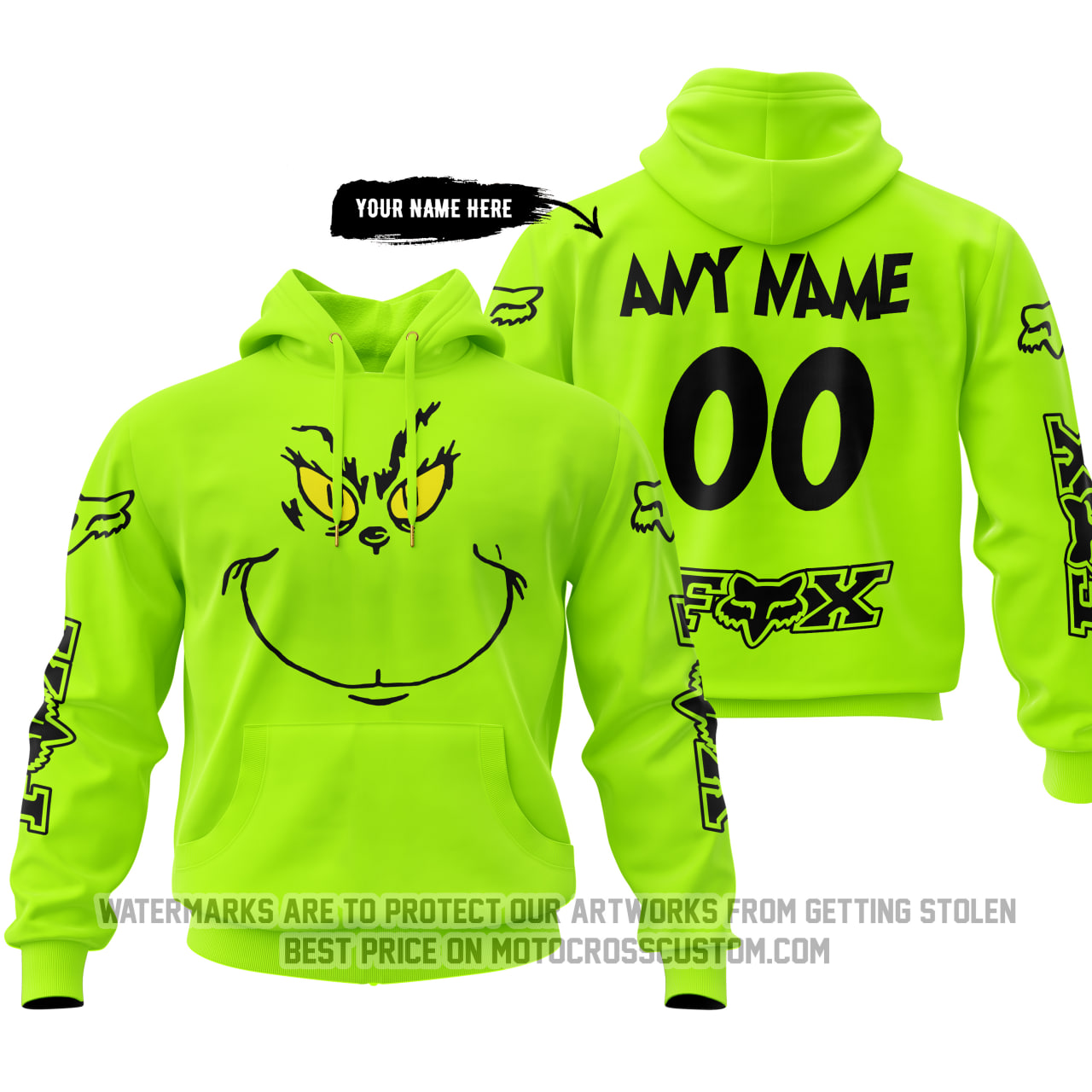 The Grinch x Fox Racing - Neon